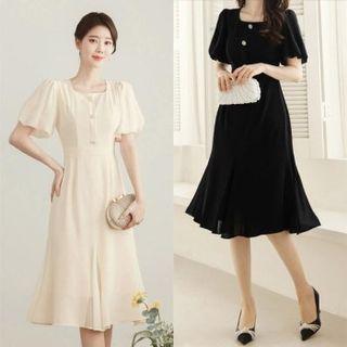 [the Marriage] Rhinestone Midi Mermaid Dress