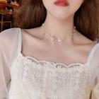 Faux Pearl Alloy Mermaid Choker Gold - One Size