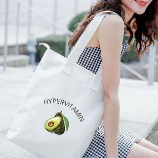Avocado Print Tote Bag