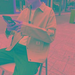 Button-up Plain Jacket