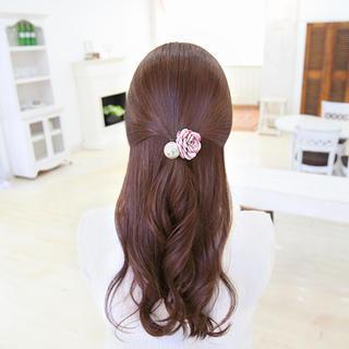 Colored Flower Hair Tie
