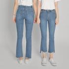 Cutout-hem Boot-cut Jeans (petite/tall)