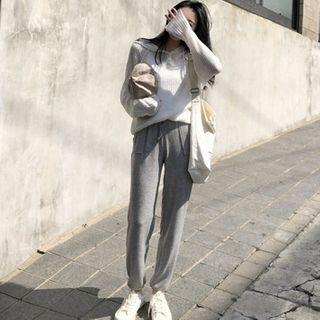 Set: Sheer Hoodie + Sweatpants