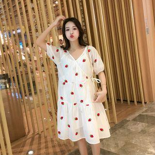 Printed Strawberry Dress