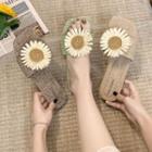 Daisy Slide Sandals