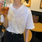 Short Sleeve Mock Two Piece T-shirt
