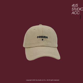 Comma Embroidered Cap