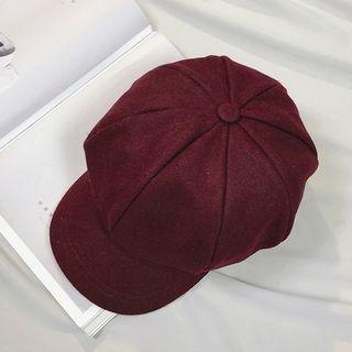 Embroidered Newsboy Cap