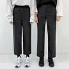 Coated Wide-leg Pants (petite/tall)
