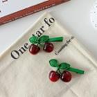 Cherry Alloy Hair Clip Red - One Size