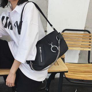 Chain Nylon Shoulder Bag