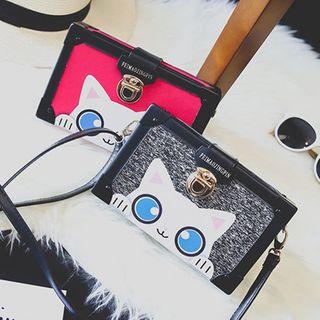 Push-lock Printed Cross Bag