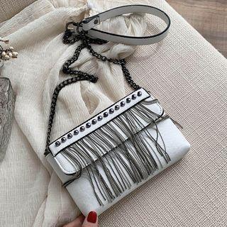 Flap Fringed Crossbody Bag