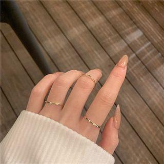 Alloy Ring 1 Pc - Gold - 1.7cm