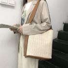 Woven Bucket Bag Brown - One Size