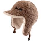 Lettering Embroidered Faux Shearling Trapper Hat