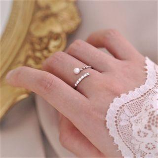 Faux Pearl Ring / Gift Box / Set