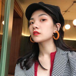 Velvet Open-hoop Earring