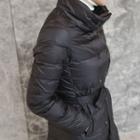 Double-breasted Lightweight Padded Coat With Sash
