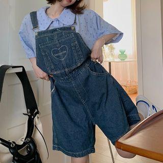 Short-sleeve Floral Shirt / Jumper Shorts