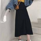 A-line Maxi Skirt Black - One Size