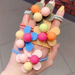 Bead Flower Hair Tie