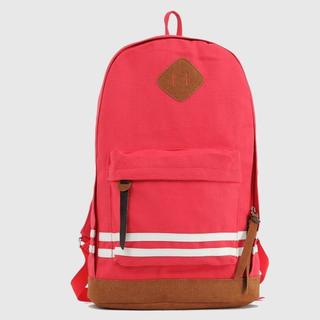 Striped-detail Panel Backpack