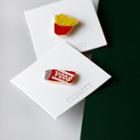 French Fries And Cola Brooch As Shown In Figure - One Size