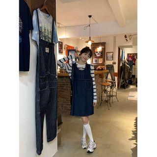 Stitch Denim Tank Dress / Vest