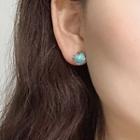 Non-matching Bead & Mermaid Tail Earring 0211 - 1 Pair - Non Matching - Blue - One Size