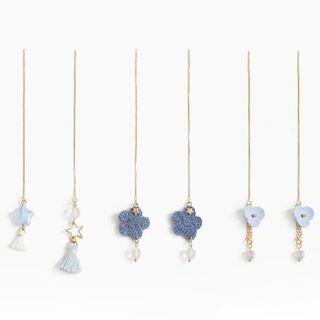 Alloy Flower / Star Dangle Earring (various Designs)