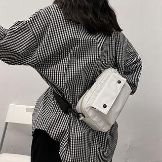 Plain Crossbody Bag Yellow - One Size