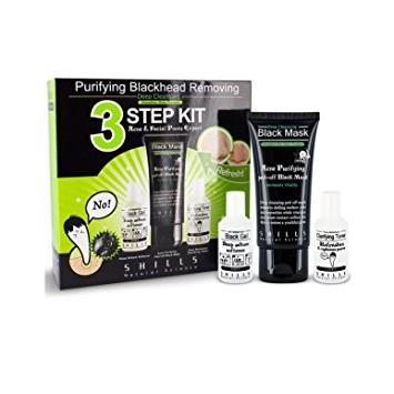 Shills - Purifying Blackhead Removing 3 Step Kit : Softener + Mask + Toner 1 Set