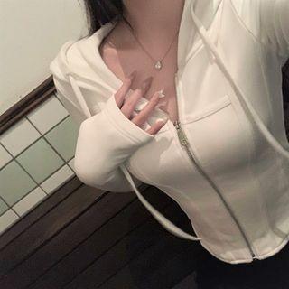 Plain Zipper Jacket