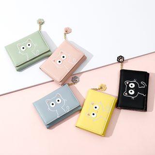 Cat Paw Charm Fold Wallet