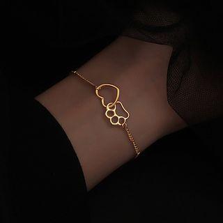 Paw Bracelet Bracelet - Gold - One Size