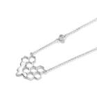 925 Sterling Silver Beehive Pendant Necklace As Shown In Figure - One Size