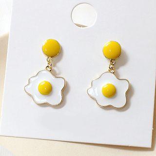 Fried Egg Earring Yellow - One Size