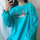 Bear Print Pullover / Sling Bag / Set