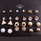 Alloy Stud Earring (12 Pairs)