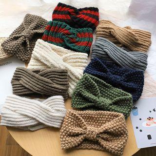 Plain Cross Knit Headband