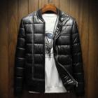 Plain Long-sleeve Cotton Jacket