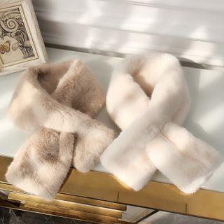 Faux Fur Tuck-through Scarf