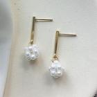 Faux Pearl Dangle Earring E179 - 1 Pair - As Shown In Figure - One Size