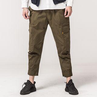 Velcro-hem Cargo Casual Pants