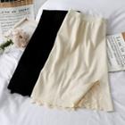 Reversible Knit / Lace Midi Skirt