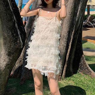 Spaghetti Strap Mini Lace Sundress