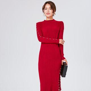 Long Sleeve Midi Knit Dress