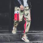 Colorblock Cargo Jogger Pants