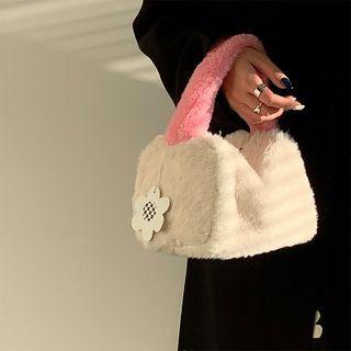 Fluffy Tote Bag Milky White - One Size